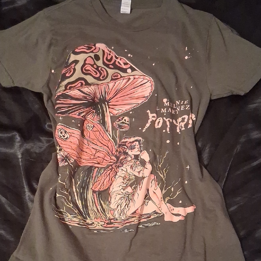 Smart Blanks Graphic Tee with Fairy and Mushroom